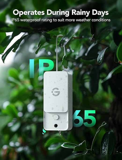 GoveeLife Outdoor Temperature and Humidity Sensor H5107 Replacement Kit (Does Not Support Bluetooth Connection; Requires Connection to 2.4GHz WiFi Gateway H5043 to Access Full Functionality)