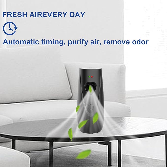 Automatic Air Freshener Spray Dispenser Free Standing or Wall Mounted Automatic Aerosol Spray Dispenser for Home, Indoor, Bathrooms, Offices, Hotels and Commercial Places (B-03)