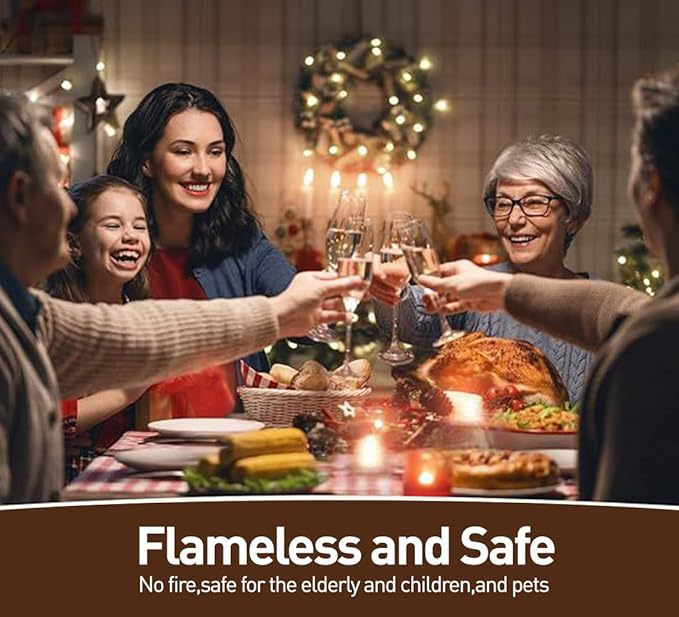 Upgraded Real Wax LED Flameless Taper Candles with Remote, KSWING Ivory Candlesticks Battery Operated 3D Flickering - 2 PCS 9.6” Long Realistic Fake Candle Sticks for Home/Wedding/Fireplace Xmas Decor