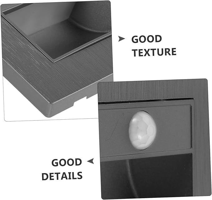 Motion Sensor Led Recessed Step Light Indoor Stair Aisle Lighting Wall Lamp for Illumination Hallways and Rvs Soft Glare