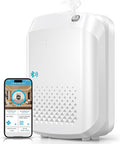 Waterless Essential Oil Diffuser 3000 Sq.Ft Coverage for Large Home Hotel Office, 400ml Cold Air Scent Machine, Bluetooth App Control, No-Noise Aroma Diffuser Wall Mount Gift for Mom for Her