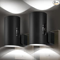 Night Lights Plug into Wall, LED Plug in Night Light with Light Sensor, 0-100LM Adjustable Brightness Wall Light, 5000K Daylight White, 2Pcs Dimmable Automatic Night Light for Hallway Bedroom Stairway