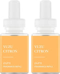 PuraHome Scent Refill - Smart Home Air Diffuser - Up to 120-Hours of Luxury Fragrance per Refill - Home Essential - Clean & Safe Diffuser Fragrance - 2 Pack, Yuzu Citron