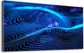 Wibinuki Wall Art Wall Decor Wall Paintings Da Flow And Technology. s of innovion, AI, cloud technology for Living Room Bedroom Bathroom Home Decor Can Be Hung Directly 20"x 40"
