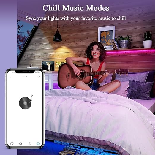 LANBON L8 LCD Smart Light Strip Switch, with 32.8FT LED Strip Lights, 2.4G WiFi Wall Touchscreen Switch Support to DIY Brightness/Colors, Compatible with Alexa/Google Home, APP Remote Control, L8-HLS