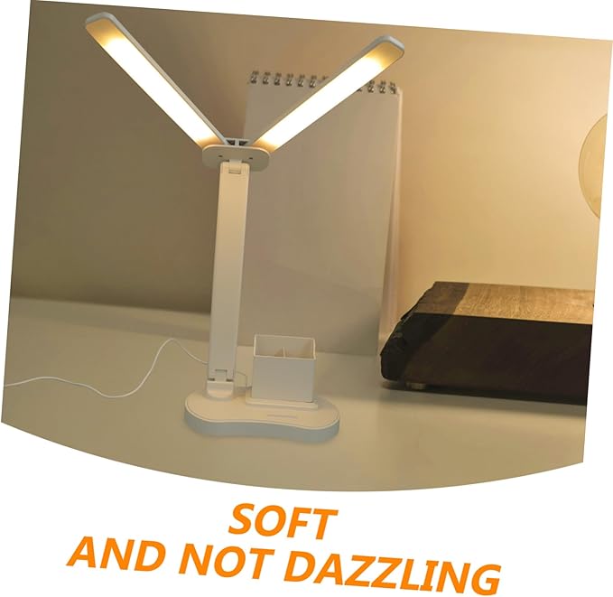 ARTIBETTER Eye-Caring Dimmable Led Desk Lamp USB Control and Brightness for Home Office and Study Use Design for Easy Portability