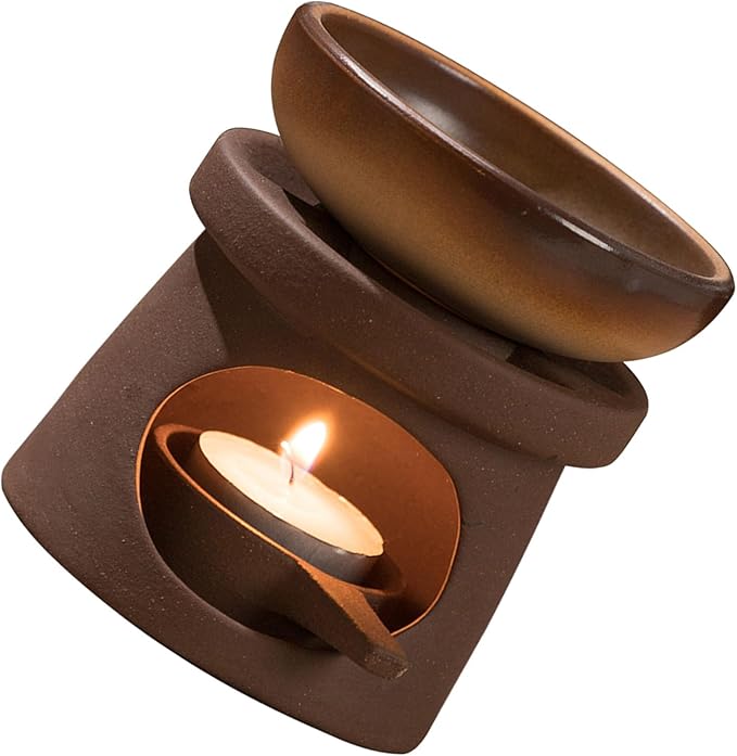 Large Capacity Essential Oil Burners Melter Aromatherapies Diffuser and Tealight Holder Set for Home Office Decors