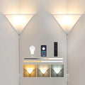 2-Pack Dimmable Corner Lamp With Remote & Smart Bulb, Plug In Ceiling Light With Cord, Led Corner Lights For Living Room Bedroom Basement Office, Room-Saving Wall Light, Safe For Kids & Pets Design