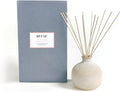 Blueme Romance Diffuser | Oakmoss & Sandalwood | 5.92 Fl Oz - Refillable Wellness Diffuser, Contains Essential Oil, Sustainable, Hand Finished, Premium, Luxury Ceramic, Natural Rattan Reeds, | Small