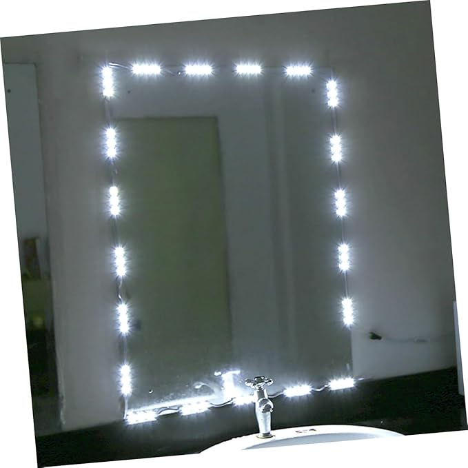 1set Led Vanity Mirror Lights Adjustable Brightness USB Powered Makeup Lights for Mirrors Installation Professional Lighting for Makeup Application