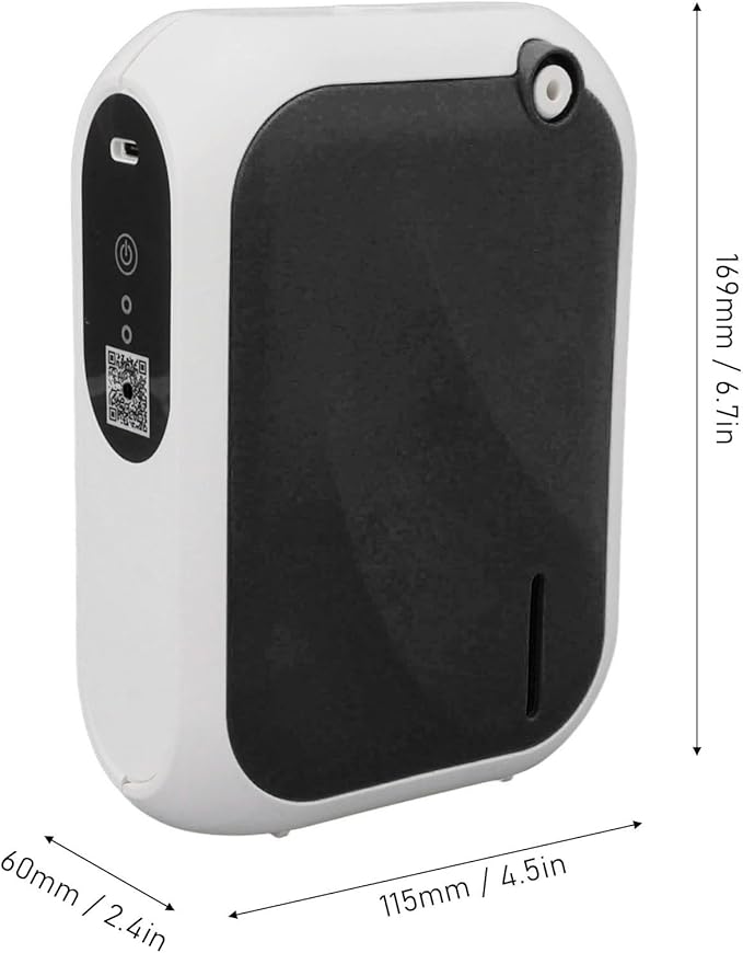 Smart Essential Oil Diffuser Aromatherapy Air Freshener with 140ML Oil Capacity 4 Speed Adjustment BT APP Control 200m Coverage for Home Office SPA (Black)
