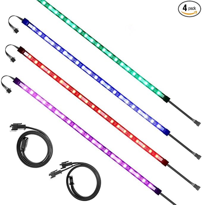 ALITOVE PC RGB LED Strip Light for Storefront Business Bluetooth APP Control LED Modules for Signs 40ft 80PCS 5050 SMD LED IP65 Waterproof Module Light for Window Store Advertising Decor, 4pcs