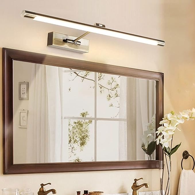 LED Bathroom Mirror Light - 48cm Waterproof Vanity Lamp with 3 Color Modes for Makeup & Bathroom Lighting(4000k)