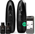 AromaPlan 5 Star Collection Plug in Waterless Diffuser (2 Devices +2 Scents Included)-Cold Air & Waterless Diffusers for Home & Office- Silent Wall Diffuser Plug in, Bluetooth App Control, 1000 sq.ft
