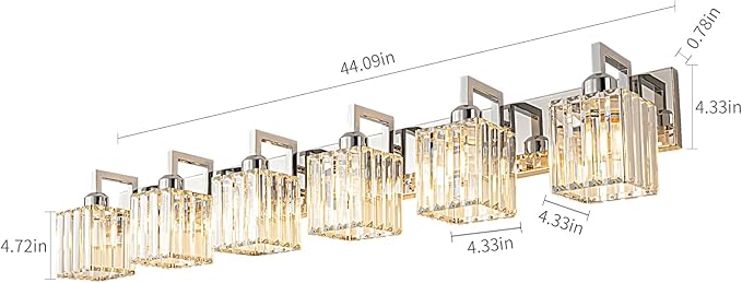 19.5" KnurledBrassWallSconcesSetof2,BronzeBathroomVanityLightFixtureswithWaterRipplesGlassTube,ModernLampforBedroom,LivingRoom,Hallway,Staise,Mirror,Kitchen