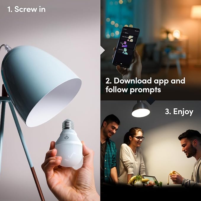 LIFX Color Smart Light Bulbs E26 (2-Pack), Matter Compatible RGB + Tunable White (800 Lumens), WiFi Dimmable Color Changing (2.4GHz), Compatible with Apple HomeKit, Alexa & Google