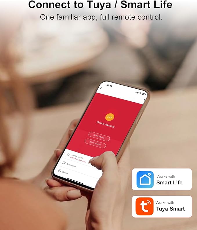Alarm System for Home Security - Wireless Home Burglar Security System, Expandable, Standalone Keypad, Door/Window Sensors & Motion Detectors & Remote, App Alerts, No Monthly Fee, Alexa Compatible