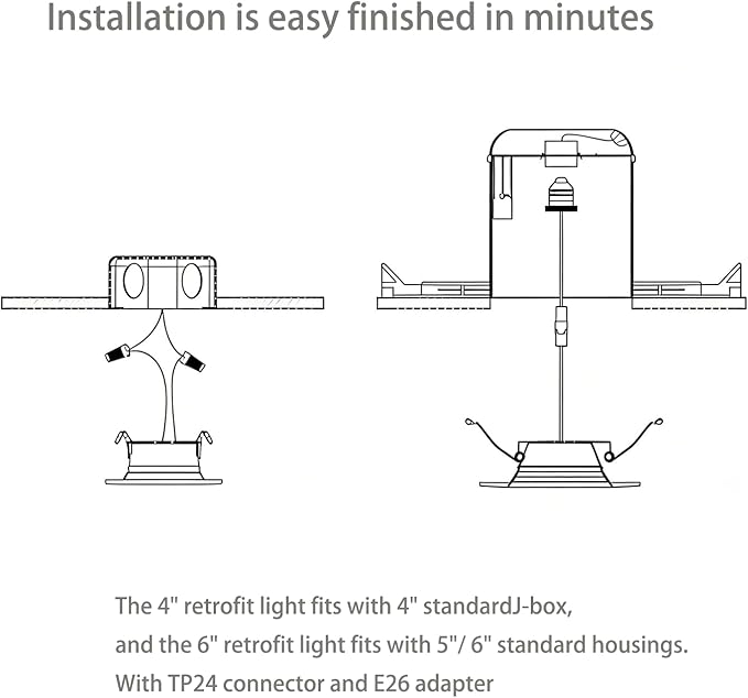 Wi-Fi & Retrofit Led Recessed Lighting 6 inch,Color Changing Recessed Lights,Led Can Light Multi Color with Junction Box,9W 750LM Smart Downlight,Work with Alexa/Google,IC Rated & ETL Certified,1 Pack