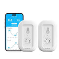 DAYBETTER 2 Pack Smart Thermometer Hygrometer, 2.4G WiFi Indoor Temperature Humidity Sensor, Real Time App Notification, for Home Nursery Greenhouse, No Tuya Smartlife Magic Home Support
