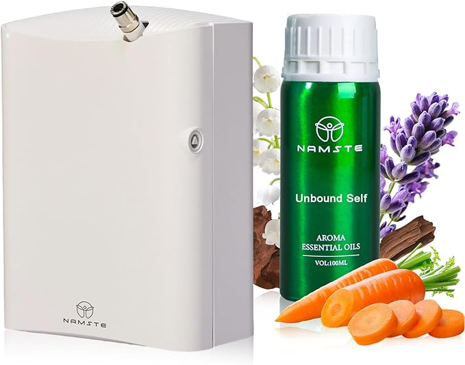 Waterless Essential Oil Diffuser HVAC Scent Machine - Smart APP & WiFi Control 3500 sq. ft Coverage Cold Air Aroma, Minimalist Aromatherapy Diffusers 500ML for Home Hotel Office