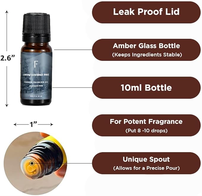 Folkulture Woody Essential Oils Set for Diffuser | New Year Nature-Inspired Aromatherapy for Relaxation, Grounding | 6 Earthy & Woody Scents - Palo Santo, Sandalwood, Pine & Cedar, Euclyptus