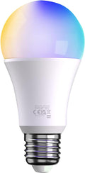 LED Smart Light Bulbs, Color Changing Light Bulb That Compatible with Alexa & Google Home, Smart Bulb, Preset Scene, Music Sync, A60 E27 2.4GHz RGBTW WiFi Bluetooth Light Bulb 9W, 806LM