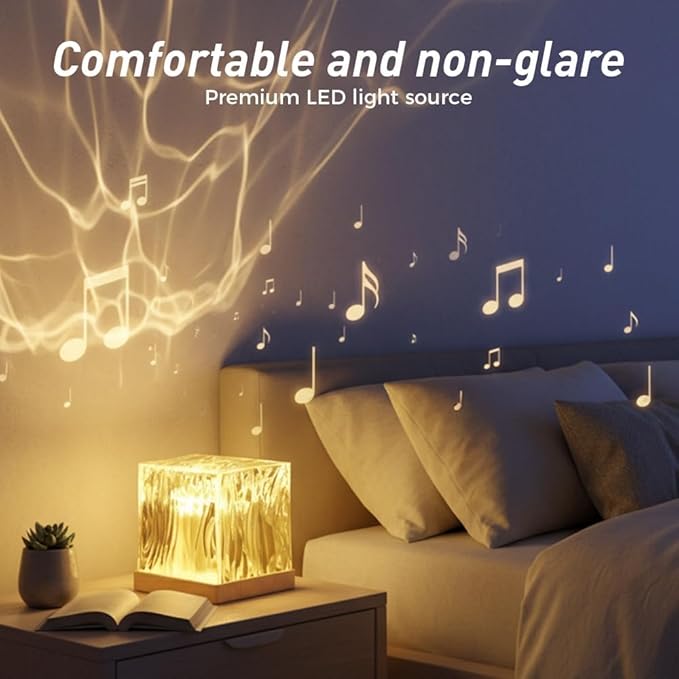 Northern Lights Projector, 16 Colors Aurora Light Projector & Mood Lighting Galaxy Lamp, Ocean Lamp, App Remote Night Light for Bedroom, Gift for Teenage Girls Room Decor (Rechargeable Model)