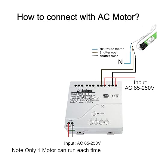 Smart WiFi Wireless Relay Switch Module, Tuya 4CH AC 85-250V/ USB 5V Smart Life Remote Control Dry Contact Momentry Switch Compatible with Alexa and Google Home