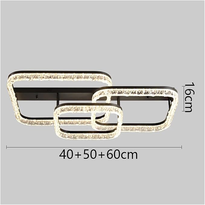 Nordic Home Decoration Salon Bedroom Decor Smart Led Lights Ceiling Light Indoor Lighting Versatile Use(Cold White,40 50 60cm)