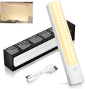 Under Cabinet Lighting Kitchen Light, 2 Working Modes with Charging Cable, 2200mAh Rechargeable Dimmable LED Light, Suitable for Corridor, Bedroom, Kitchen