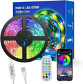 WS2812b LED Strip Ket Individually Addressable LED Strip 9.8FT 30Pixels/m,Smart LED Lights,Bluetooth APP Remote Control Music Sync, USB 5V for Room Home TV Party Decoration