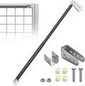 TB200commercial Door Closer, Hydraulic Gate Closer Outdoor for 50 to 125 Pounds in Weight,30 to 52 Inches in Width Gates on Farms, Ranches, Gardens, Sports Complexes，Fences and Home Yards（(Black)