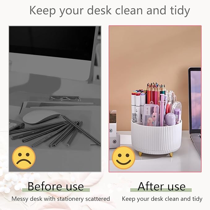 suniya Office Supplies,Desk Accessories,with Stapler,Tape Dispenser,Staple Remover,Scissor,Ballpoint Pen,Sticky Notes,Clear Tape,Staples,Desk Organizer,Ruler,Binder,Best Gift Set(White)