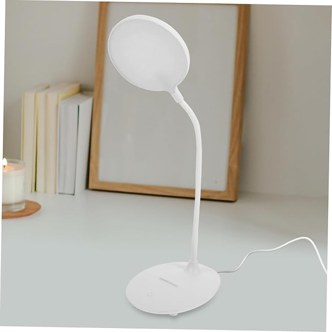 Eye Caring LED Desk Lamp with Touch Control USB Rechargeable Dimmable Reading Light for Office Study and Bedside Use Color Temperature Table Lamp for College Desks