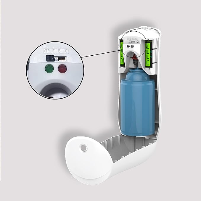 Automatic Air Freshener Dispenser, Wall Mounted/Standing Air Freshener Spray Dispenser, Aerosol Fragrance Machine is Suitable for Hotel, Bedroom, Bathroom,Office, Commercial Place(White-01)