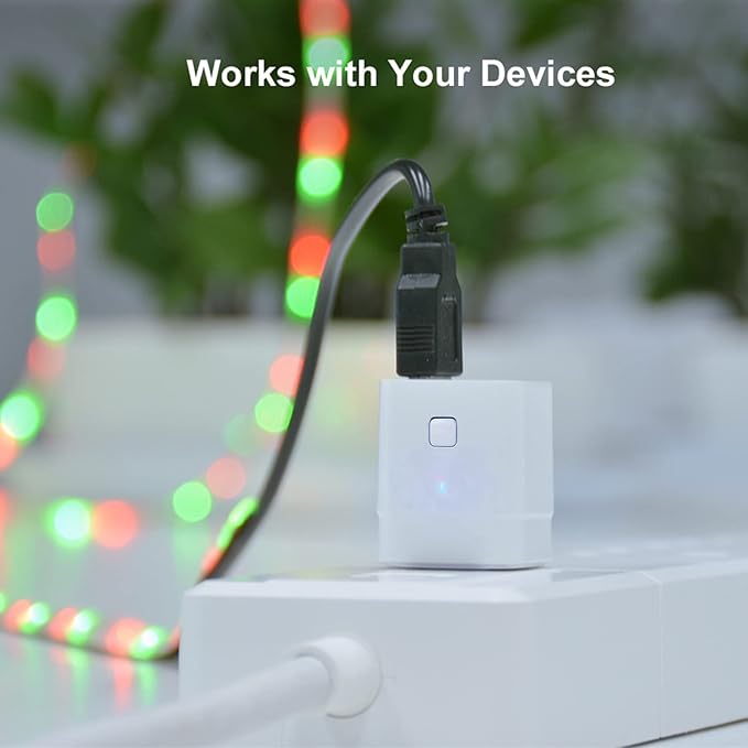 Tuya Micro DC 5V Smart WiFi Adaptor - Wireless USB Adaptor, APP Remote Control, Compatible with Alexa and Google Home for Voice Control