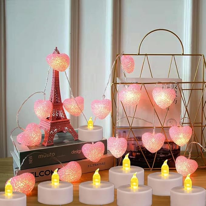 Tea Light, 200 Pack Flameless LED Tea Lights Candles Flickering red 200+ Hours Battery-Powered Tealight Candle. Ideal for Party, Wedding, Birthday, Gifts and Home Decoration