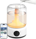 LEVOIT Smart Humidifiers for Bedroom, 4.2L Top Fill for Large Room with 42H Runtime, Dishwasher Safe Easy to Clean, 21dB Cool Mist for Baby, Plants, APP/Voice Control, Scene Mode With Light & Music