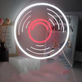 Record Neon Sign Dimmable Music Neon Signs for Wall Decor Player Record Neon Light Live Art Music Neon Light Sign for Hotel Recording Studio Decor Opening Gift Boys Gaming Room Bedroom Man Cave