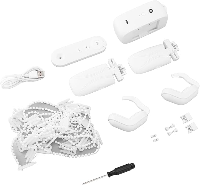 Automatic Curtain Opener Remote Controlled Curtain Robot Smart Electric Curtain Opener Motor with Remote Control for Roman Rod and Curtain Track System