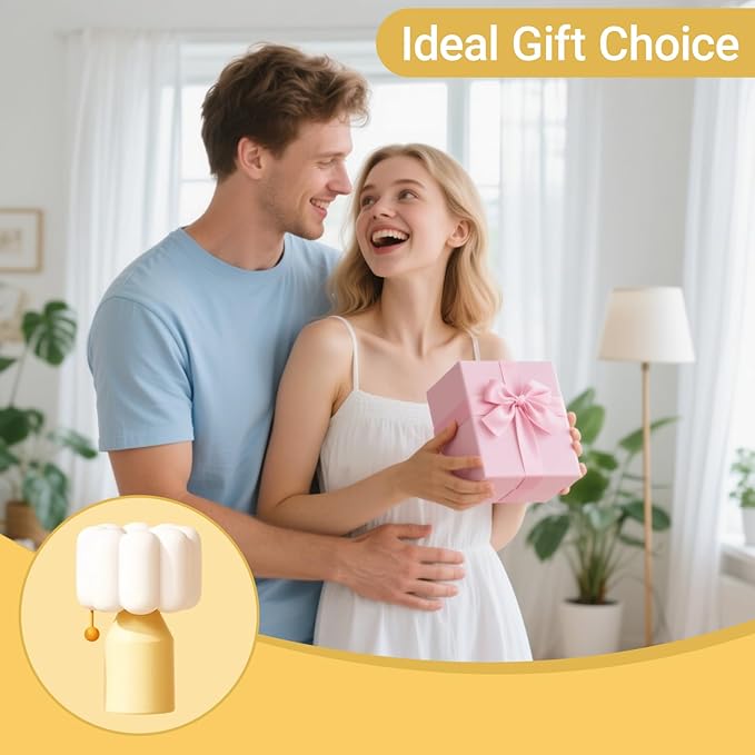Mini Night Light for Bedroom, Flower Silicone Night Light with 30min Timer, Touch Control Dimmable Lamp with 3 Brightness Levels, LED Rechargeable Nightlight, Cute Bedside Lamp for Kids Gifts (Yellow)
