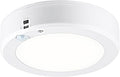 LIT-PaTH Battery Powered Motion Sensor LED Ceiling Lights, 6.1inch 5000K Battery Operated Flush Mount Light, 140 Lumens Wireless Ceiling Lamps for Closet Pantry Laundry, 1-Pack(Battery Not Included)