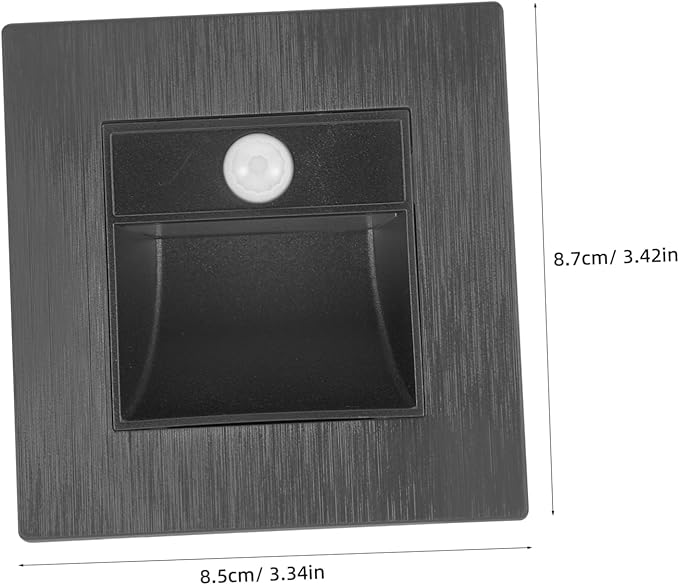 Motion Sensor Led Step Light Warm Indoor Recessed Lighting for Stairs and Aisles and Eye-Friendly Design for Safe Nighttime Navigation