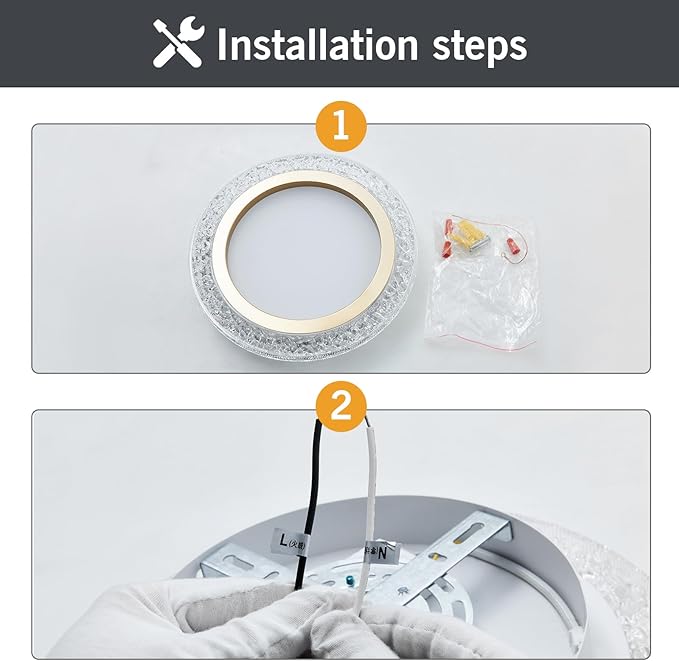 UOFUS 28W Gold LED Flush Mount Ceiling Light 12inch Modern Round Ceiling Light Fixture 3000K-6000K Super Bright Circle Ceiling Lamp for Bedroom Kitchen Bathroom Entryway Hallway Stairwell