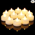 Amagic 24Pack Flameless LED Tea Lights Candles Battery Operated, Electric Fake Tealight Candles for Votive, Halloween, Christmas, Home Decor, Wedding, Table Decor (24Pack)