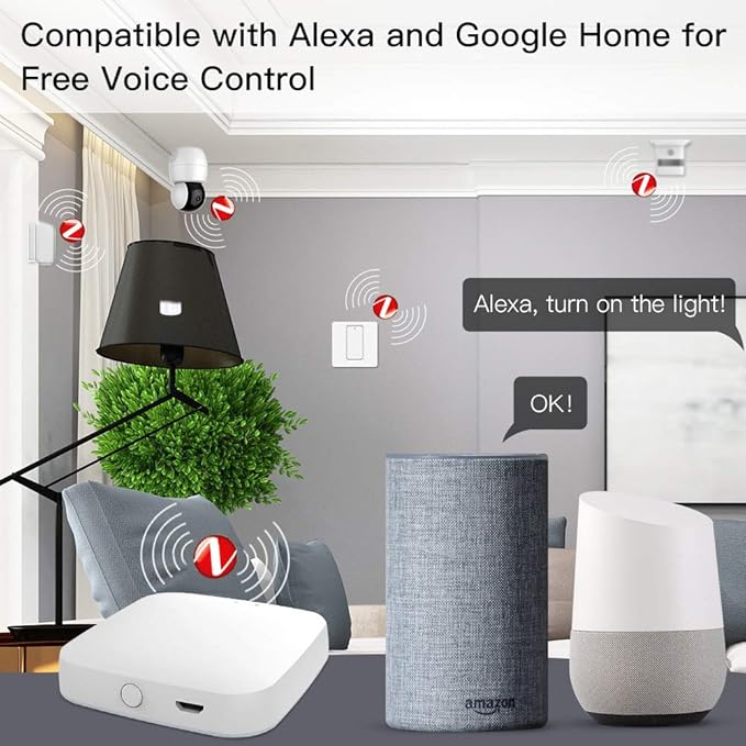 Window Motor APP Remote Control Timing Quiet Automatic Window Pusher Smart Chain Blinds Opener for Home Use (ZigBee Hub)
