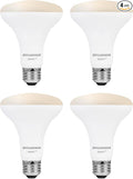 Sylvania WiFi LED Smart Light Bulb, 65W Equivalent Dimmable Soft White BR30, Works with Alexa and Google Home Only - 4 Pack (75689)