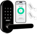Keyless Entry Keypad Smart Door Lock with Handle & Knob – Digital Deadbolt for Front, Bedroom, Office & Interior Doors, App Control for Airbnb, Guests & Kids, Easy DIY Install (No Fingerprint)