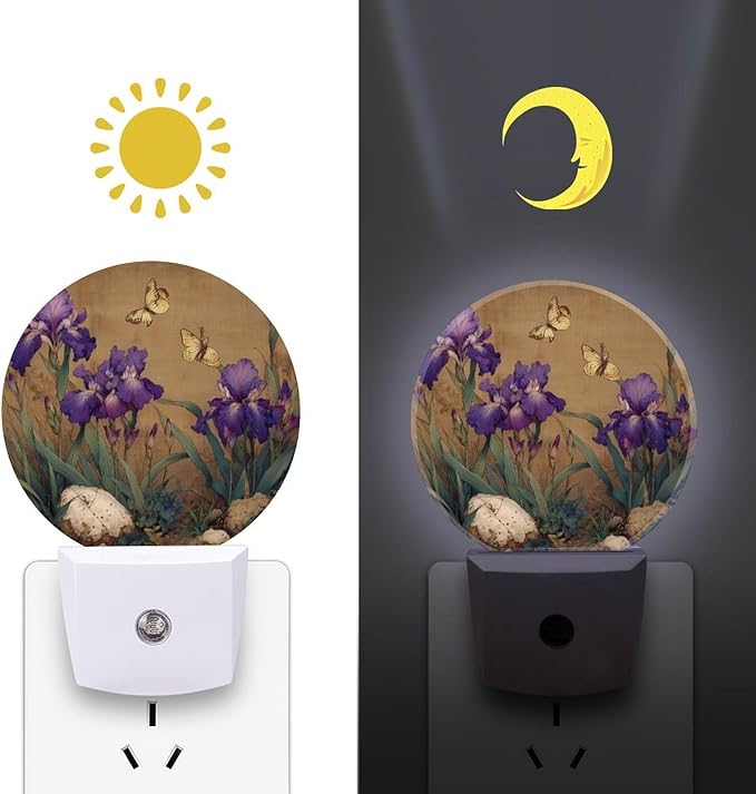 Night Lights Plug Into Wall, Classical Vitality LED Smart Light Sensor Night Light Auto Dusk to Dawn for Hallway, Bedroom, Bathroom, Stairway