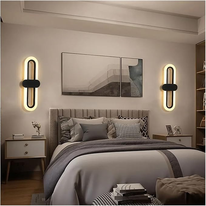 Bedroom Bedside Modern Minimalist Living Room Background Wall led Wall lamp Simple Aisle Balcony lamp,Modern Light